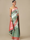 Sky Blue Silk Saree