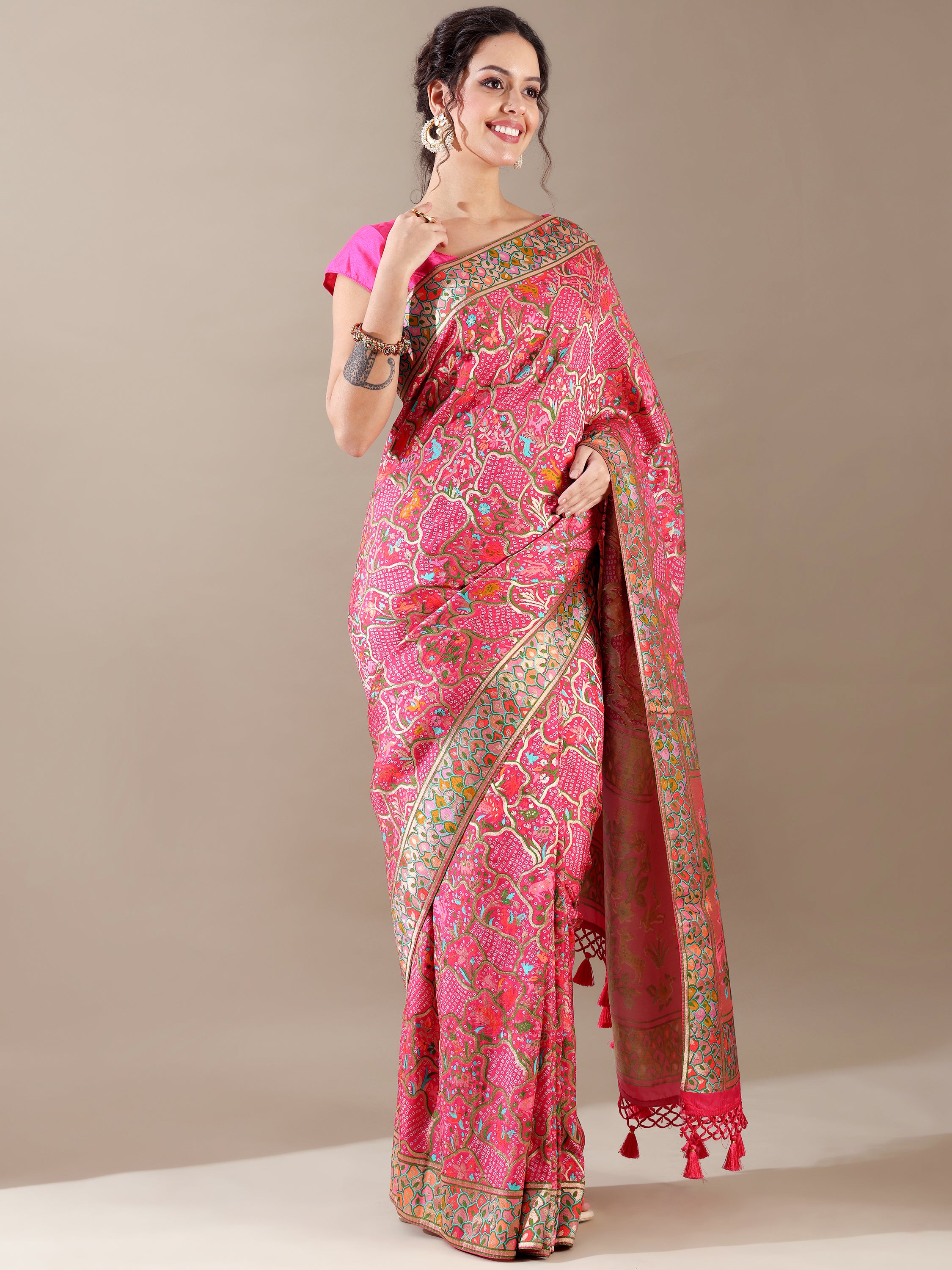 Rani Dola Silk Saree - House of Surya