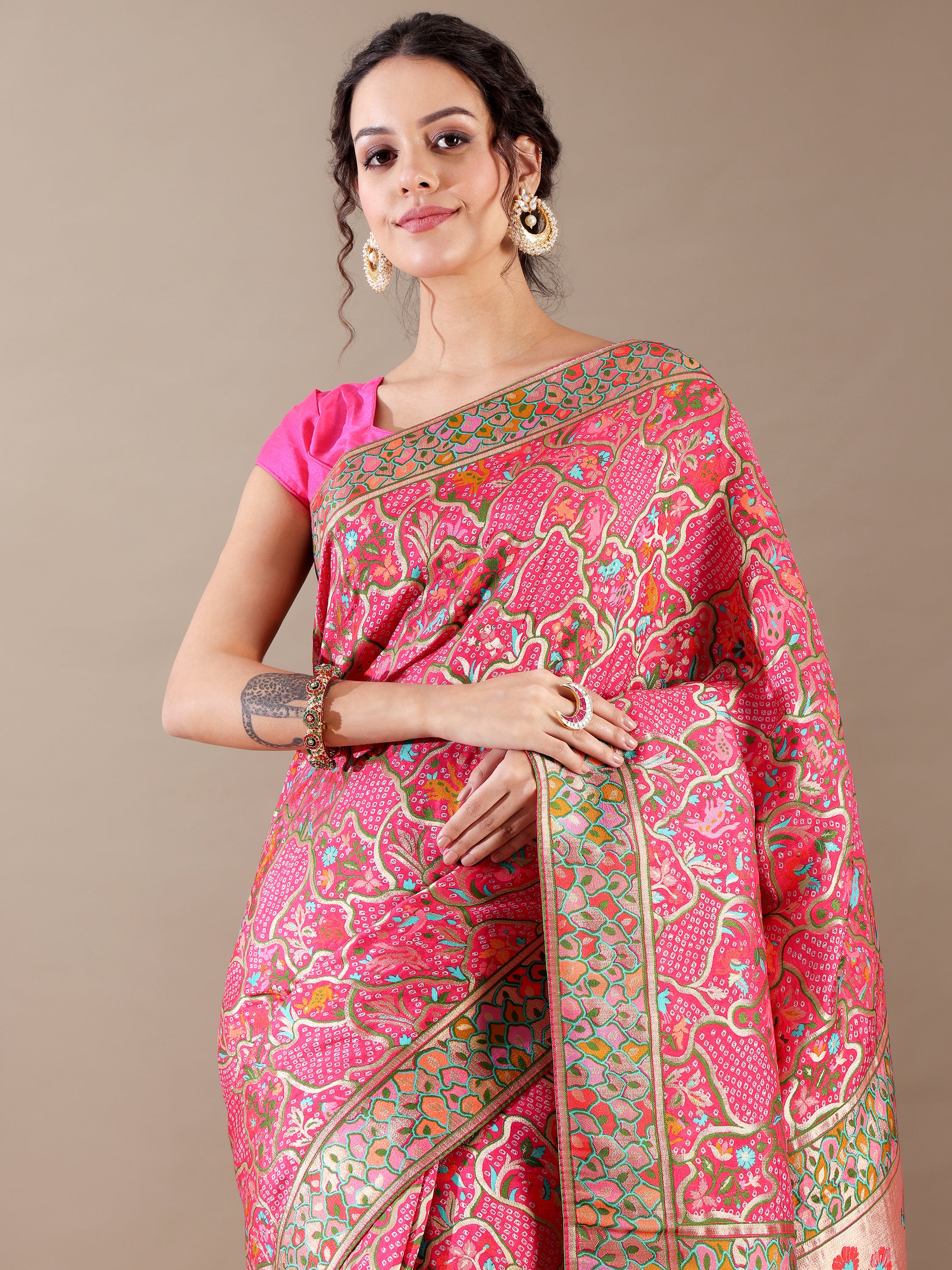 Rani Dola Silk Saree - House of Surya