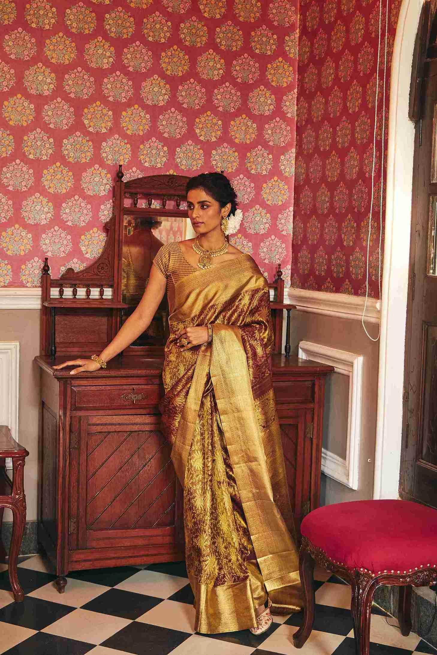 Pure Tissue Kanjivaram Silk Sarees