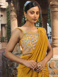 Lemon Color Saree - House of Surya