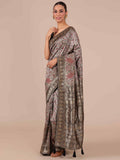 Grey Dola Silk Saree - House Of Surya