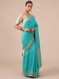 Firozi Color Saree - House of Surya