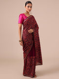 Kashmiri Georgette Saree - House of Surya