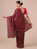 Kashmiri Georgette Saree - House of Surya